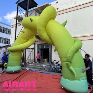 <span class=keywords><strong>Arche</strong></span> gonflable en rotin <span class=keywords><strong>vert</strong></span> clair de nouvelle conception, <span class=keywords><strong>arche</strong></span> de vigne géante gonflable personnalisée pour l'affichage de publicité de fête de pelouse de parc de jardin - Product Image 5