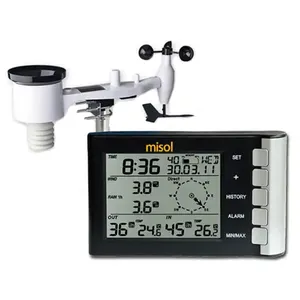 Misol WH-5300ワイヤレスウェザーステーション風速風向温度湿度雨433Mhz