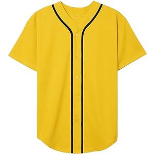 Uniforme de Béisbol Juvenil Personalizado, Jersey de Béisbol con Botones, Logotipo Bordado, Jersey de Béisbol Sublimado para Equipo - Product Image 4