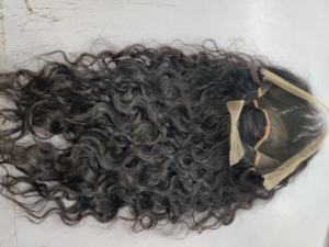 Perruque Full Lace Front Wig en soie avec frange, meilleure vente, pour un seul donneur noir, dentelle frontale complète, 13x6 13x4, pre-plucked - Product Image 5