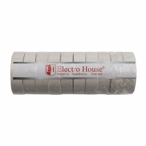 Gran oferta, cinta aislante de PVC blanca de alta calidad de 25 metros, cinta adhesiva eléctrica ignífuga para aplicaciones de alto voltaje - Product Image 3