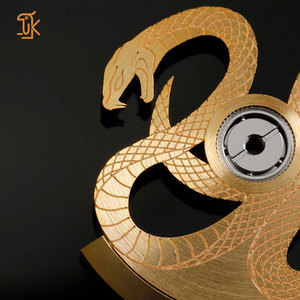 Rotor de movimiento de reloj en forma de serpiente, hueco, de latón, para NH35 NH36 Miyota 9015 8215, con logotipo personalizado OEM, contrapeso oscilante - Product Image 2