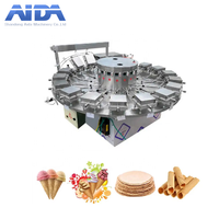 Mini machine automatique à gaufres fines et croustillantes, équipement de cuisson pour gaufres et biscuits, pour la maison et les entreprises