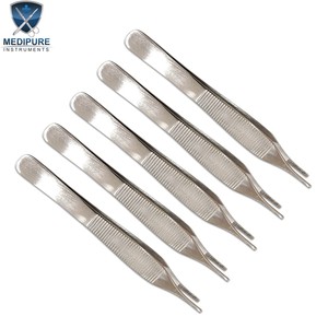 Pinzas Adson de Alta Calidad, Pinzas para Tejidos de Acero Inoxidable, Puntas de Precisión, Instrumentos Quirúrgicos Autoclavables - Product Image 6