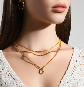 Haute Qualité Certifié Minimaliste Lien Chaîne Collier Femmes Unisexe Moderne Or Rhodium Plaqué Pendentif Usage Quotidien Bijoux Cadeau - Product Image 5