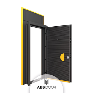 Porte d'entrée manuelle en acier haute technologie ABSDOOR COLORLINE, économie d'énergie, isolation thermique, durabilité maximale, sécurité, Turquie - Product Image 2