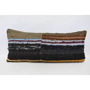 หมอนขนสัตว์ลายดอกวินเทจสไตล์โบฮีเมียนหรูหราขนาด18X18นิ้วสไตล์วินเทจดอกไม้สีน้ำตาลเย็บปะติดปะต่อกันเน้นสำหรับห้องนั่งเล่นผ้าทอเทคนิคขนาด16X36นิ้ว - Product Image 1