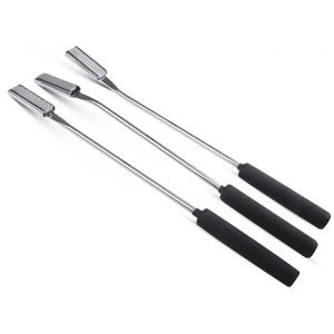 Juego de 3 Limas Dentales Equinas Reutilizables de Acero Inoxidable de Alta Calidad, Rectas, para Odontología Equina, Herramientas Veterinarias - Product Image 3