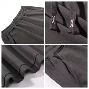 Survêtement écologique noir personnalisé sur le devant Vente en gros Survêtement pas cher Prix d'usine Private Tech Fleece Jogging - Product Image 4