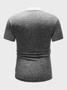 Golf de alta calidad para hombres para Polo, diseño personalizado, patrón sólido antiarrugas, venta al por mayor, estilo sublimado informal - Product Image 2