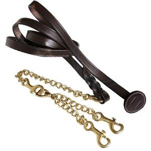 Riendas de entrenamiento de cuero con logotipo personalizado de 13mm de alta calidad para caballos Accesorios de cuero redondeados Premium - Product Image 1