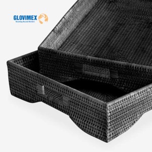 Best New Collection Bamboo Rattan Fruit Candle <b>Trays</b> Serving Storage <b>Trays</b> Customize Size Color <b>Kitchen</b> <b>Tray</b> Organizer - Product Image 4