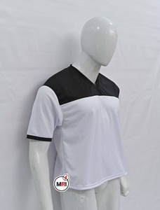 100% coton T-shirt personnalisé col en v à manches courtes haute qualité panneau personnalisé t-shirts pour hommes respirant hommes T-Shirt - Product Image 2