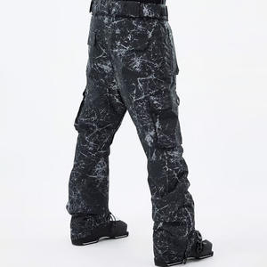 Pantalones de esquí personalizados OEM para hombre con logotipo de tela transpirable a prueba de viento, ajuste térmico y soporte de etiquetado - Product Image 5