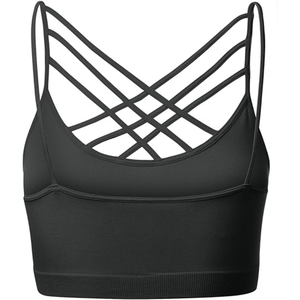 Nouveau 2025 qualité supérieure vente chaude 2 épaules dos nu sport soutien-gorge haute élastique entraînement course Gym Fitness Yoga soutiens-gorge - Product Image 2