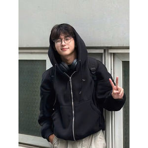 Unisex <b>Hoodie</b> High Quality New Top Cotton Long Sleeve Sweatshirt Mix <b>zip</b> with <b>pocket</b> - Product Image 2