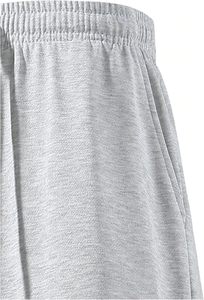 High Quality Men's Straight Casual Baggy Wide Leg <b>Y2K</b> Drawstring Elastic Waist Workout Gym Jogger <b>Trousers</b> 100% Cotton - Product Image 5