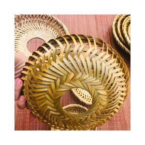 Lightweight Woven Bamboo <b>Trivet</b> Made From 100% Bamboo Vietnam Heatproof, Durable & Easy-to-Clean Kitchen Essential - Product Image 1