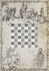 พรมทอแจ็คการ์ดลายเรียบ Adiva พรมตุรกี ผ้าฝ้ายด้านหลัง ซักได้ ไม่ลื่น โพลีเอสเตอร์ ขนสั้น บาง สำหรับใช้ในบ้าน ผลิตที่เมืองกาซิอันเตป - Product Image 3