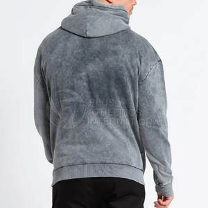 Sudaderas con capucha de lavado ácido de invierno de calidad superior novedad ropa informal transpirable sudaderas con capucha de lavado ácido para adultos - Product Image 3