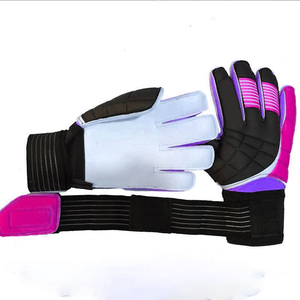 Nouveau design de gants de gardien de but de football professionnel en cuir imperméable léger antidérapant Protection des doigts unisexe adulte Football - Product Image 2