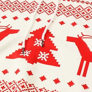 Sudadera con capucha de deportes de invierno bordada personalizada, sudadera de gran tamaño transpirable ecológica de lana a prueba de viento - Product Image 3