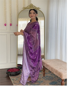 Trajes Salwar de crepé francés puro más vendidos de alta calidad con Dupatta con bordado disponible al mejor precio para la venta - Product Image 3