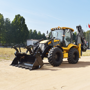 388H Mini 2.5 Ton Belasting Diesel Voorlader <span class=keywords><strong>Backhoe</strong></span> Hydraulische Snel Bevestigen 3-In-1 Emmer Wiellader Bouwmachine Voor - Product Image 6