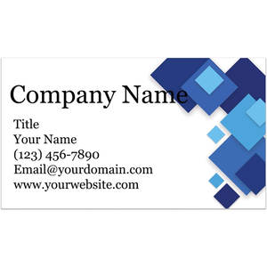 Your Business, Your Way 3.5" X 2" Blue Steel Custom Business Cards on Thick 300gsm Paper Wholesale Custom Printed - Product Image 4