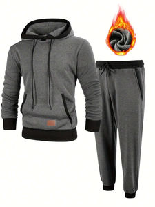 Survêtement unisexe 2-en-1 pour homme, imprimé, en polaire polyester, décontracté, léger, respirant, personnalisable, pour le sport d'hiver 2025 - Product Image 2