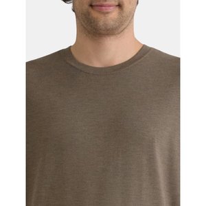 T-shirt à manches courtes en coton lourd beige 300g été col rond chemise ample et de base pour hommes femmes t-shirt de base - Product Image 2