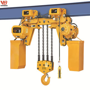 Paranco Elettrico a Catena di Alta Qualità con Carrello, Capacità da 1 a <span class=keywords><strong>5</strong></span> Tonnellate, Nuovo e Usato, Materiale in Acciaio per Industrie Edili - Product Image 4