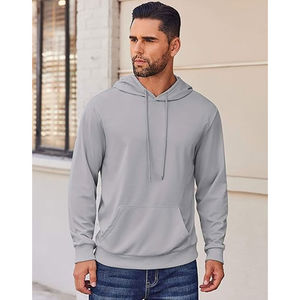 เสื้อสเวตเตอร์สวมหัวมีฮู้ดสำหรับทุกเพศ2025เสื้อสเวตเชิ้ตผ้าคอตตอน100% ระบายอากาศได้ดีแห้งเร็วเสื้อผ้าลำลองไซส์ใหญ่พิเศษมีกระเป๋า - Product Image 2