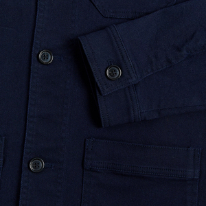 Veste boutonnée de baseball en coton vintage à manches longues respirante de haute qualité pour hommes à vendre - Product Image 4