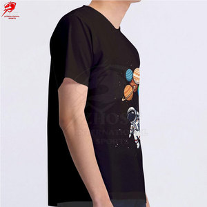 T-shirts imprimés avec logo personnalisé, vêtements de sport de haute qualité, tissu en coton doux, faible MOQ, vente directe d'usine, Pakistan - Product Image 6