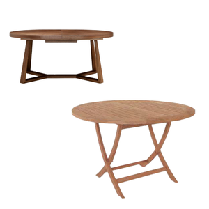 Juego de mesa de restaurante al por mayor, patio moderno de jardín, juego de mesa y silla de comedor de exterior de madera para muebles de hotel - Product Image 3