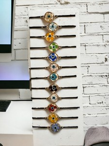 Pulsera Bohemia DAFNI BIG PAZAR con Cuentas de Piedra Natural y Aleación de Metal Precioso, Pureza 11111, Microincrustaciones de 0.08g, Unisex, para Regalo - Product Image 2