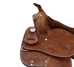 Silla de Montar Ecuestre al por Mayor, Silla de Entrenamiento Occidental de Cuero de Gamuza de Vaca Argentina, Tamaños Personalizables, Directo - Product Image 4