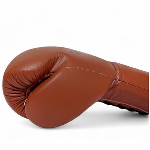 Guantes de boxeo de cuero real con cordones - Product Image 6