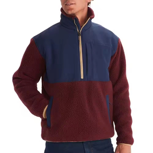 แจ็กเก็ตขนแกะ Sherpa ผู้ชายคอตั้งกันน้ำระบายอากาศได้พรีเมี่ยมสัมผัสนุ่มภายในผ้าแคนวาสสำหรับการเดินทางใส่ทำงาน - Product Image 5