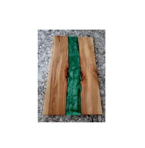 Customize Stylish <b>Epoxy</b> <b>Resin</b> And Wood Serving Board Rectangular Shape Chopping Board Customized Multi Functional Factory <b>Price</b> - Product Image 3