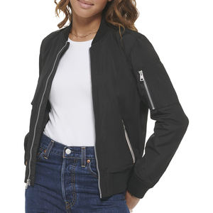 Blouson d'aviateur de service OEM coupe-vent chaud pour l'hiver respirant manches longues coupe décontractée blouson d'aviateur pour femmes - Product Image 3
