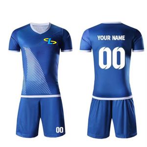 Ensemble de maillots de football à manches courtes respirants et à séchage rapide, dernier style, pour adultes, haute qualité, vente en gros, 100% polyester - Product Image 4