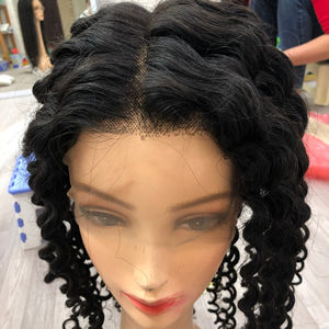 วิกผมแบบเต็มศีรษะวิกผมลอนคุณภาพสูงจากเวียดนามวิกผมด้านหน้าลูกไม้แบบเต็มศีรษะความละเอียดสูง - Product Image 1