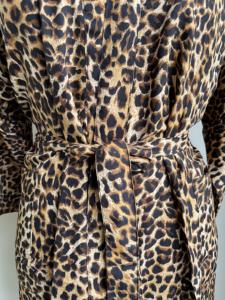 Kimono imprimé léopard Robe à imprimé animal Kimono unisexe peignoir demoiselles d'honneur cadeau en vrac pur coton Kimono vêtements de nuit Spa maison Robe - Product Image 3