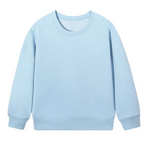 Wholesale Solid Winter Casual Hoodies Round Neck Pullover Custom High Quality Oversized Drop Shoulder <b>Hoodie</b> for <b>Children</b> - Product Image 4