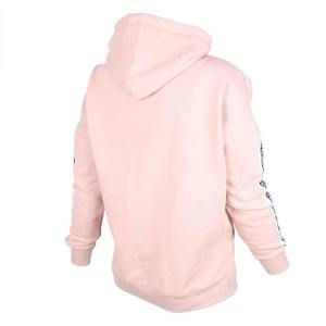 Vente en gros de sweat à capuche pour femme en molleton de coton 100% de qualité supérieure logo brodé personnalisable patchs à fermeture éclair motif uni d'hiver - Product Image 2
