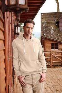 Sudaderas Casuales de Invierno para Hombre, Color Sólido, Moda, Corte Regular, 100% Algodón, Felpa, Secado Rápido - Product Image 2
