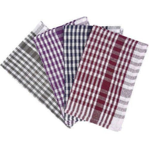 Toalla de cocina cuadrada personalizada de alta calidad, Algodón puro, bordado de secado rápido, técnicas Jacquard, impresión Digital a cuadros - Product Image 1