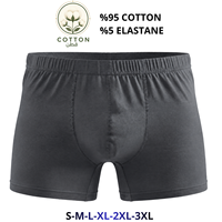 Boxers mi-hauts en coton pour hommes, sans couture, jetables, respirants, tricotés, avec ceinture élastique confortable